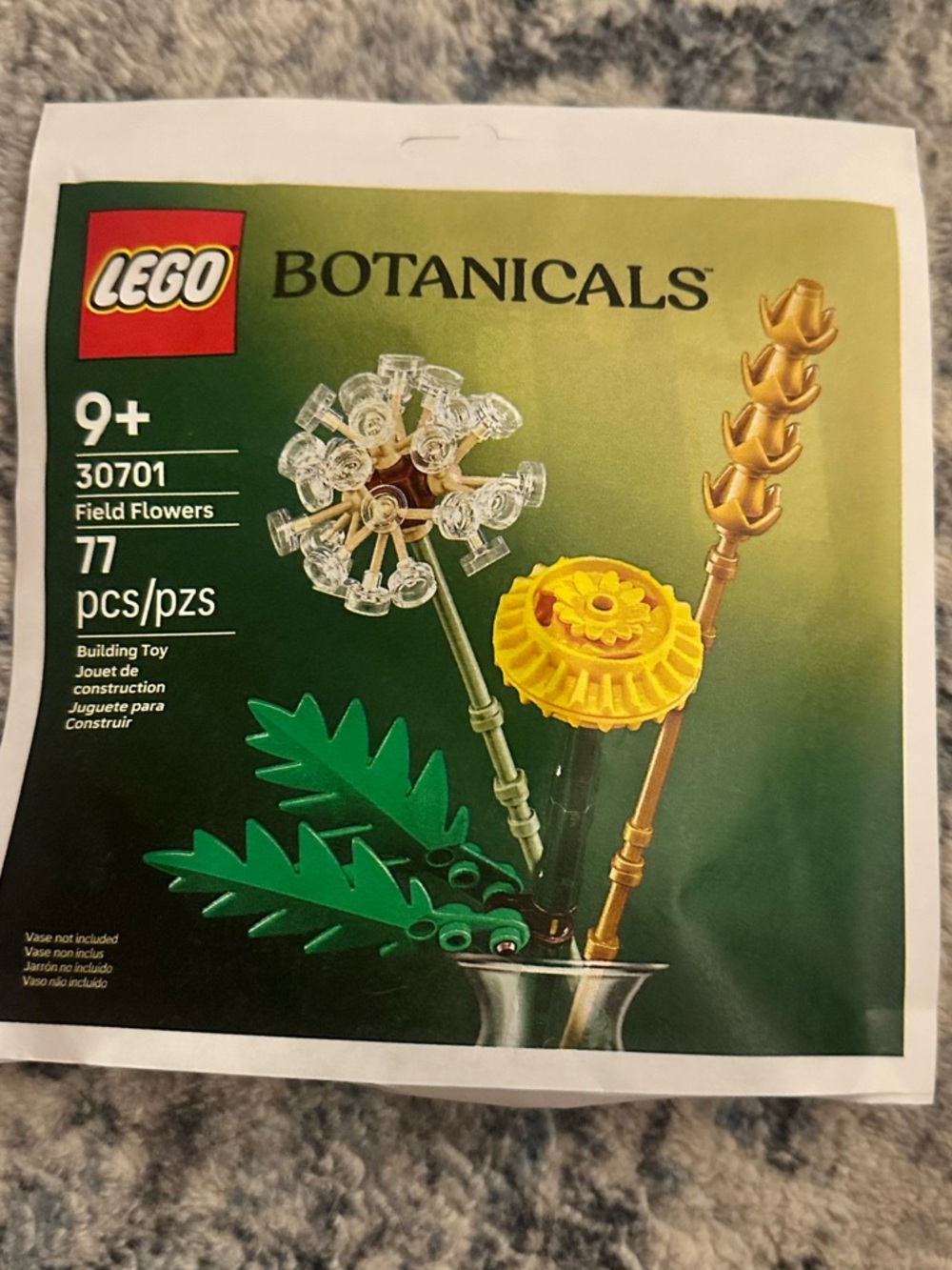 30701 Lego Botanicals Field Flowers Set Dandelion 77 Pcs Sealed Brand New